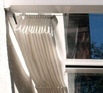 Planung Innenbeschattung Wintergarten / Terrassen&uuml;berdachung