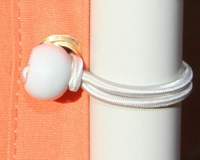 1 paneel - windvaste opvouwbare paravent - terracotta/oranje