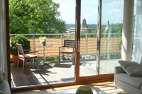 Zeildoek balkon  75x500 cm creme - Bescherming tegen inkijk voor balkons en terrassen