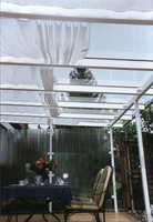 Zeildoek van de rol: Uni witte polyesterstof, rolbreedte 146 cm #9