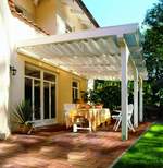 Zeildoek van de rol: Uni witte polyesterstof, rolbreedte 146 cm #15