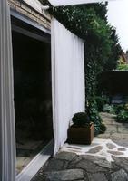 Zonnezeil 270 x 140 cm - uni wit, met 20 runners #14