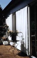 Zeildoek van de rol: Uni cr�mewitte polyesterstof, rolbreedte 146 cm #11