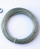 {{ txt_packung }} - 6 m staaldraad van RVS, extra onderdeel voor de klimplantenhulp